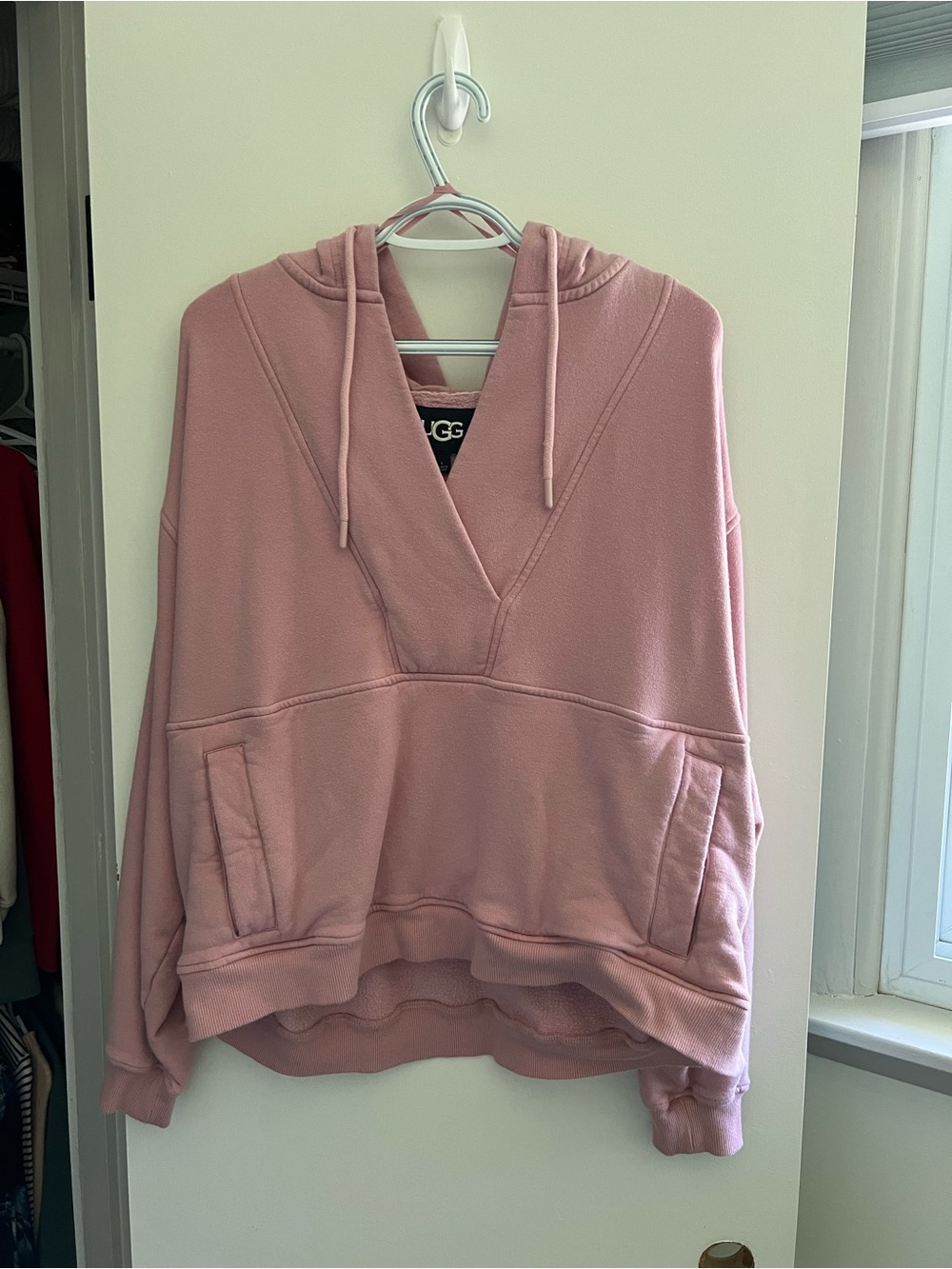 UGG Women's Dusty Rose Hooded Fleece Pullover